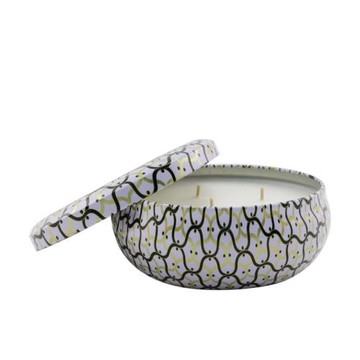 Voluspa 3個燈芯裝飾錫芳香蠟燭 - Gardenia Colonia340g/12oz