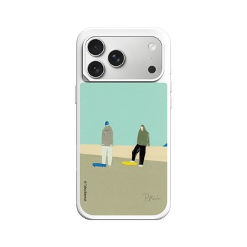 iPhone 17 Pro Max SolidX 白 - Taku Bannai 坂内拓 - Skate Park｜冬日滑板場