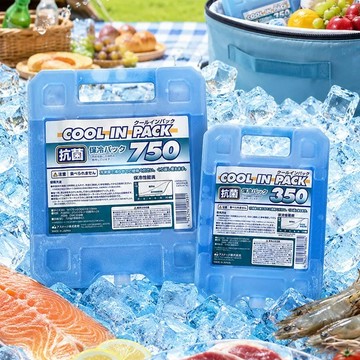 日本JEJ 日本製Cool硬式保冷劑 保冰磚 - 350g 3入組