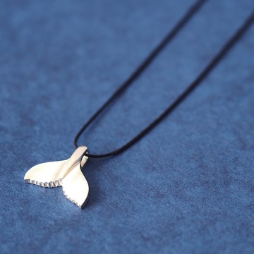 String 鯨魚尾 925 銀項鍊 (男款)