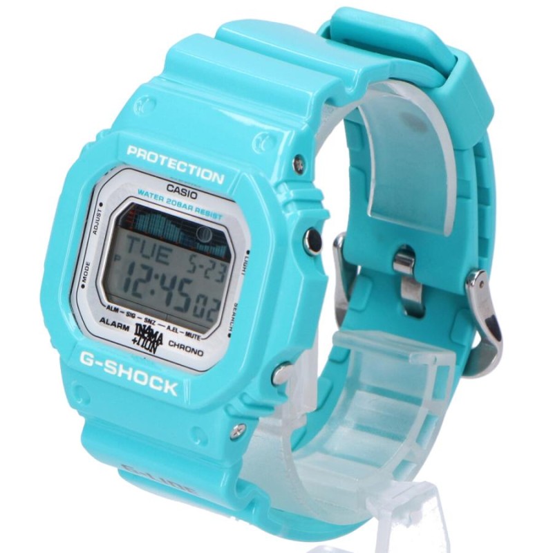 G-SHOCK GLX-5600A ターコイズブルー 美品] G-SHOCK GLX-5600 ターコイズ ブルー [電池新品