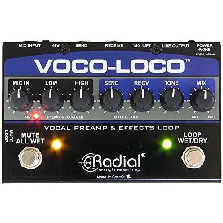 Radial Voco Locoマイクエフェクトループ＆ギターエフェクター用スイッチャー