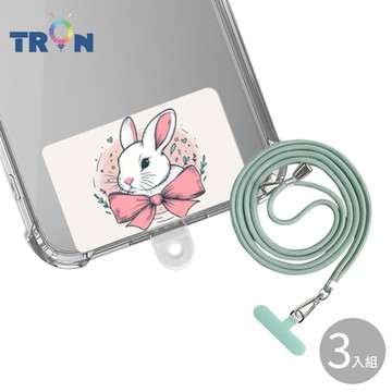 TRON iPhone 11 Pro Max蝴蝶結小白兔防摔 手機 掛繩 手機殼