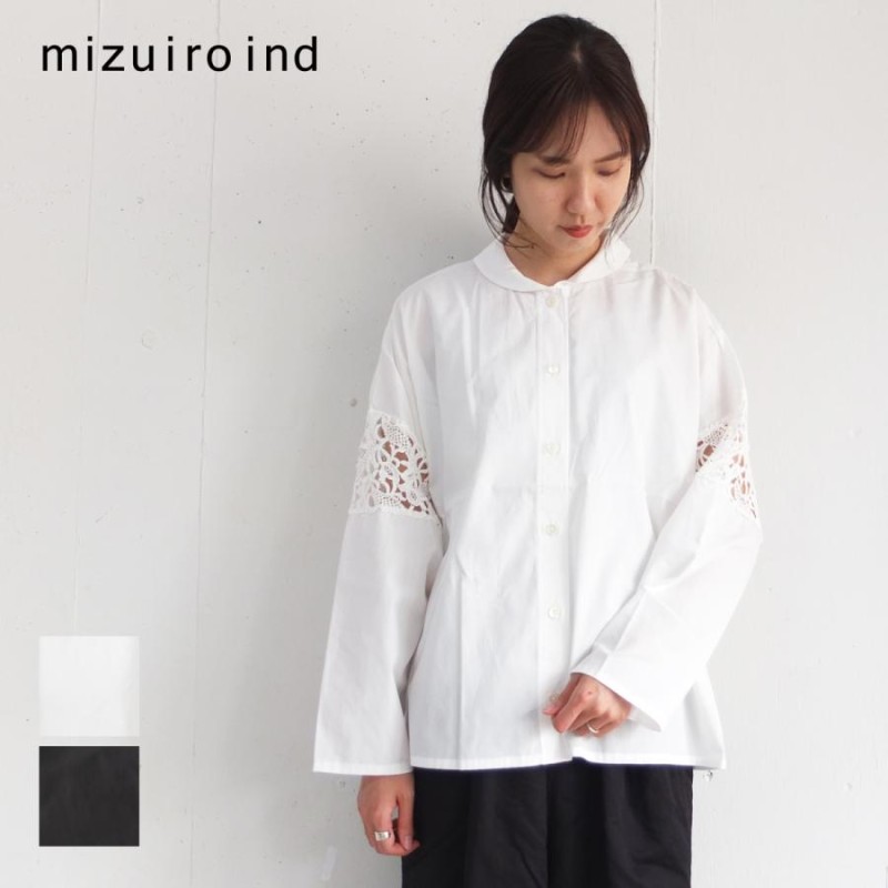 mizuiroind  ミズイロインド レースブラウストップス