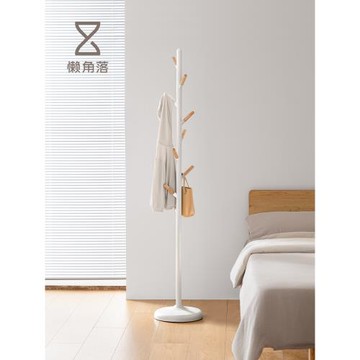 懶角落衣帽架落地家用臥室小型掛衣服不占空間入戶樹形立式木桿子