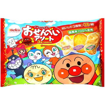 栗山 麵包超人綜合仙貝 123.6g