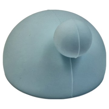 美妝清潔刷具  半圓球設計  可容納適量的清潔液  1個