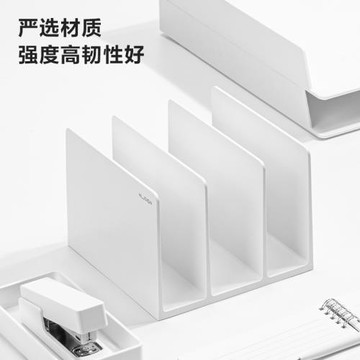得力紐賽NS006書立書夾子書夾書靠立書檔板夾書器桌面書板收納