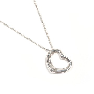 【日本直運 二手美品】蒂芙尼 TIFFANY&Co. 項鍊 經典愛心 艾爾莎・佩提 925純銀 飾品