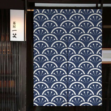 宜家 日式和風定制門簾布藝家用臥室隔斷簾廁所洗手間廚房風水簾訂製 寬65 高100cm 台灣樂天市場 Line購物
