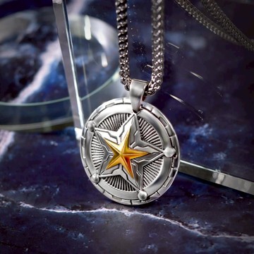 【MF select】鋼鐵神盾 項鍊 不鏽鋼鍊 不鏽鋼項鍊 個性吊墜 個性飾品 個性項鍊 休閒項鍊