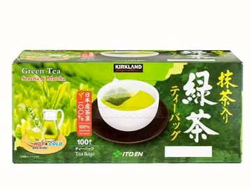 [COSCO代購] CA1169345 Kirkland 科克蘭 日本綠茶包 1.5gx100入 抹茶添加 ITO EN 伊藤園代工