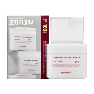 【MEDIHEAL】調理化妝棉片 100片+100片補充包 #植物酵素(白)