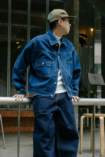 Denim Jacket 日系潮流原色牛仔外套 復古工裝洗水單寧夾克