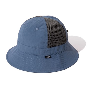 日本限定POLER NYLON MESH BELL HAT 尼龍透氣網布鐘型帽 藍