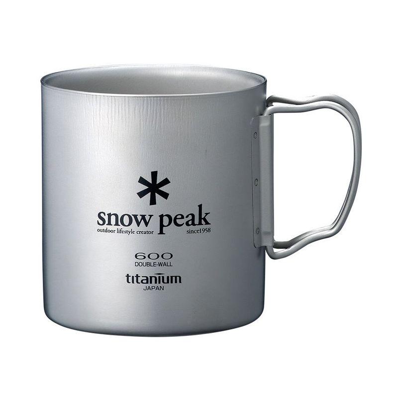 Snow Peak スノーピーク チタン ダブルマグ 容量600ml MG-054R