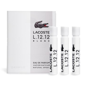 LACOSTE 經典純白淡香精(1.2ml)X3-香水隨身針管試香