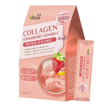 米森 膠原搖搖 草莓多酚C 7公克 X 30包(2組)