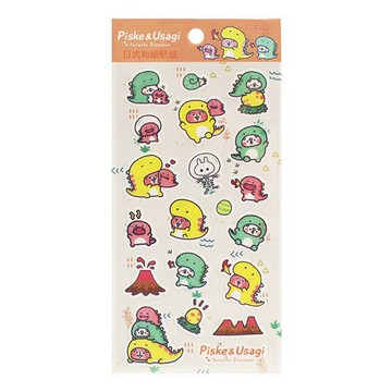 敦景 - 卡娜赫拉的小動物 日式和紙貼紙 KS18111