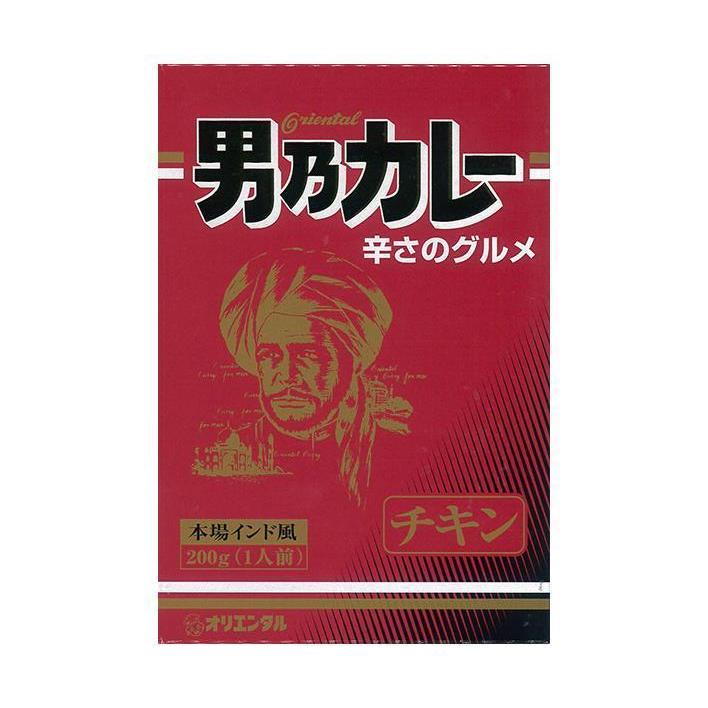 オリエンタル 男乃カレー チキン 200g×20個入×(2ケース)｜ 送料無料