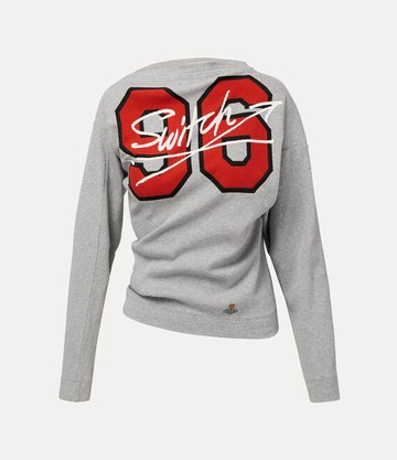 Vivienne Westwood 96 Switch Long Sleeve Hebo Top Rib Jersey Grey XL Unisex