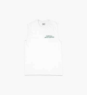 上衣 HAY : Why fall in love - White / Green (unisex)