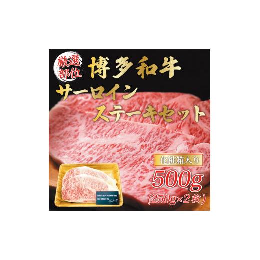 ふるさと納税 福岡県 添田町 博多和牛サーロインステーキセット 500g(250g×2枚) [a0079] 株式会社Meat Plus ※配送不可：離島添田町 ふるさと納税