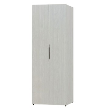 文創集 亞可2.5尺二門內單抽衣櫃-76x58x197cm免組