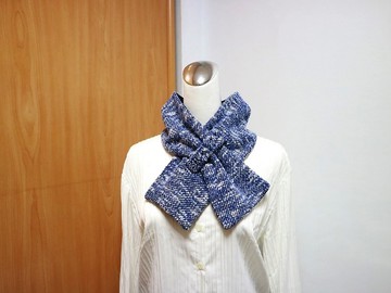 可調式短圍巾.scarf  圍脖 雙面雙色 大人.小孩均適用 生日 送禮