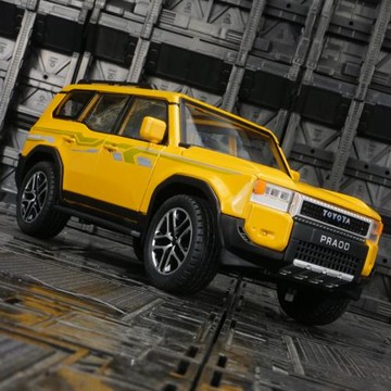 金麗方1901-480仿真LC250霸道越野車合金模型聲光6開門兒童玩具車