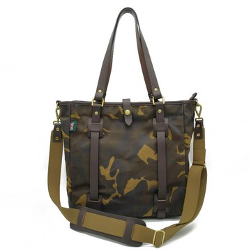 【巴黎精品】現貨+預購 側背包帆布肩背包-復古迷彩手提托特男女包包1色v1ac30