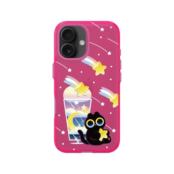 iPhone 16 Clear 粉漾桃 - Little Oil Art 小油画 - 流星聖代