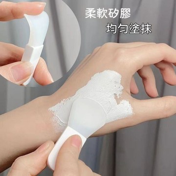 🔥高雄出貨🚀 鏟形扇形舌形可換頭面膜刷 多種頭形對應臉部每個細節 矽膠材質好清洗又耐用不掉屑 鼻翼眼周細節塗泥膜都很服貼
