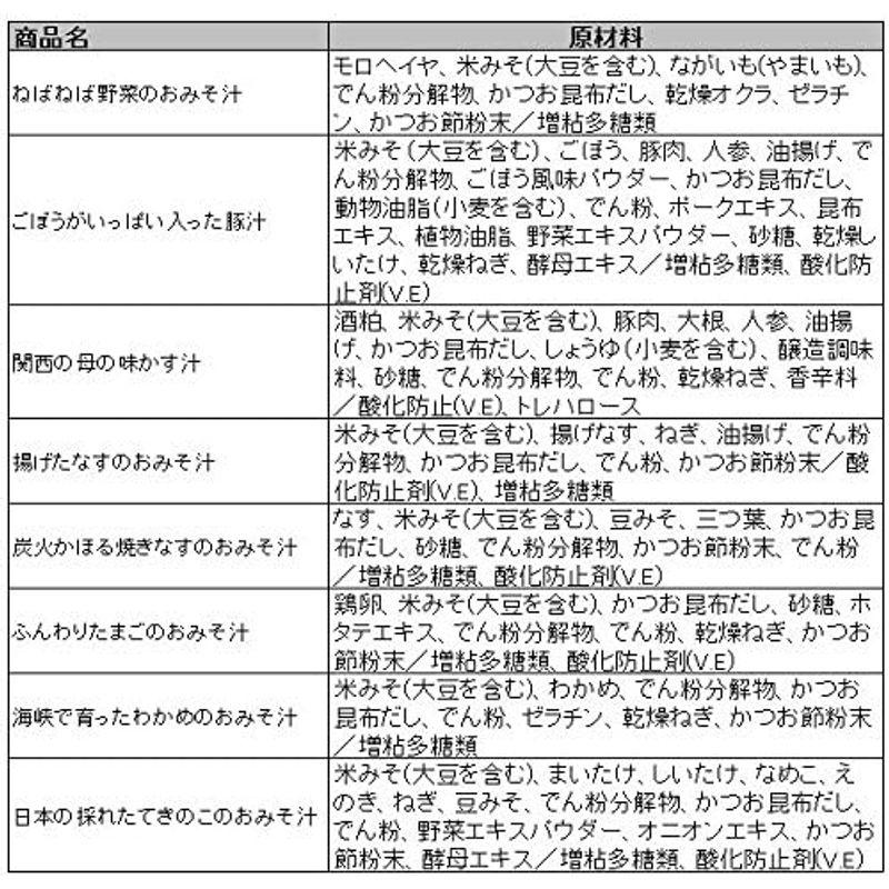 即席食品 フリーズドライ 無添加 味噌汁 ニコニコ みそ汁 8種類24食セット (即席 味噌汁) (コスモス 食品)