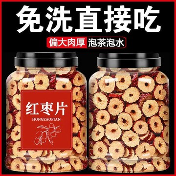 現貨免運✨新貨特級紅棗片新疆若羌紅棗煮粥泡水無核棗正宗泡茶罐裝紅棗零食✨✨家庭裝