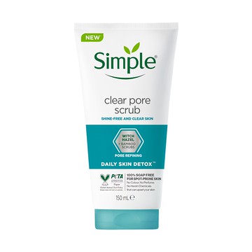 Simple 清妍 深層毛孔淨化去角質凝露 含天然竹萃取顆粒  150ml  1件