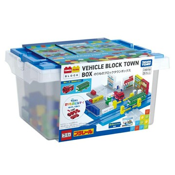 TOMICA 多美積木系列 城鎮組 (內附消防車&電車) 【鯊玩具】
