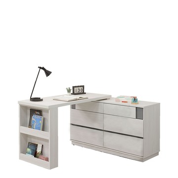 【Hampton 漢汀堡】海輪4尺伸縮功能桌(桌/桌子/書桌/功能桌)