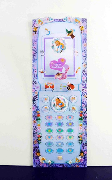 【震撼精品百貨】公主 系列Princess 螢幕按鍵貼-愛麗絲-柴郡貓 震撼日式精品百貨