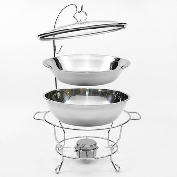 產地不銹鋼自助餐爐 蓋子可懸掛酒精爐Chafing dishes【幸福驛站】