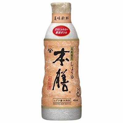 ヒゲタ醤油株式会社 ヒゲタ 本膳 450ml