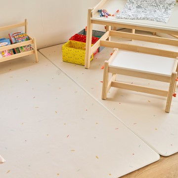 高麗化學 兒童遊戲墊  圖畫遊戲 米色  140 x 230 x 1.2 cm