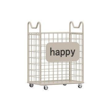 收納置物籃 帶輪瑜珈墊收納筐 家用健身器材置物架 運動球拍瑜珈用品可移動收納籃