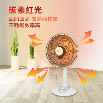 勳風16吋石墨烯碳素電暖器/速熱定時電暖器HFH-K9922