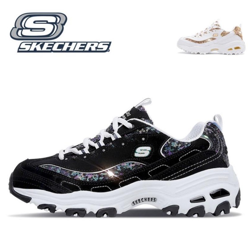 スケッチャーズ レディース スニーカー 光る靴 厚底 新作 skechers D