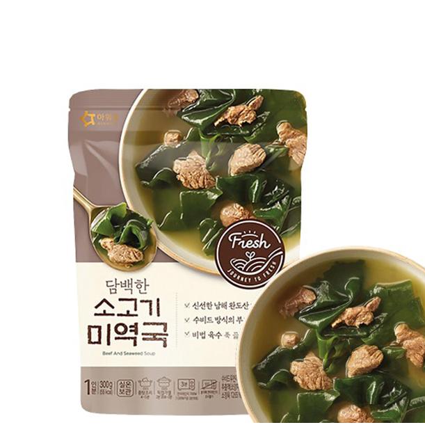 OURHOME 牛肉わかめスープ 300gx1袋 韓国食品 韓国料理