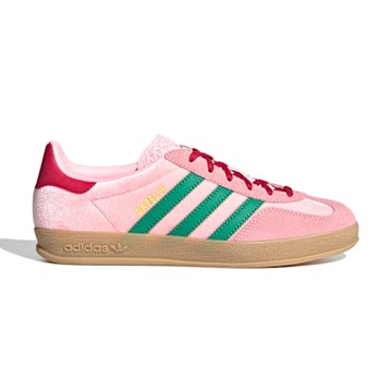 Adidas Gazelle Indoor 女鞋 粉綠色 滑板 麂皮 膠底 復古 愛迪達 德訓鞋 休閒鞋 JI2713