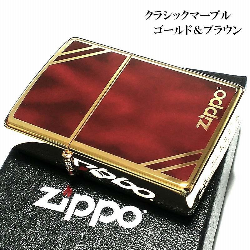 楽天市場】ZIPPO ライター クラシック マーブル ゴールド