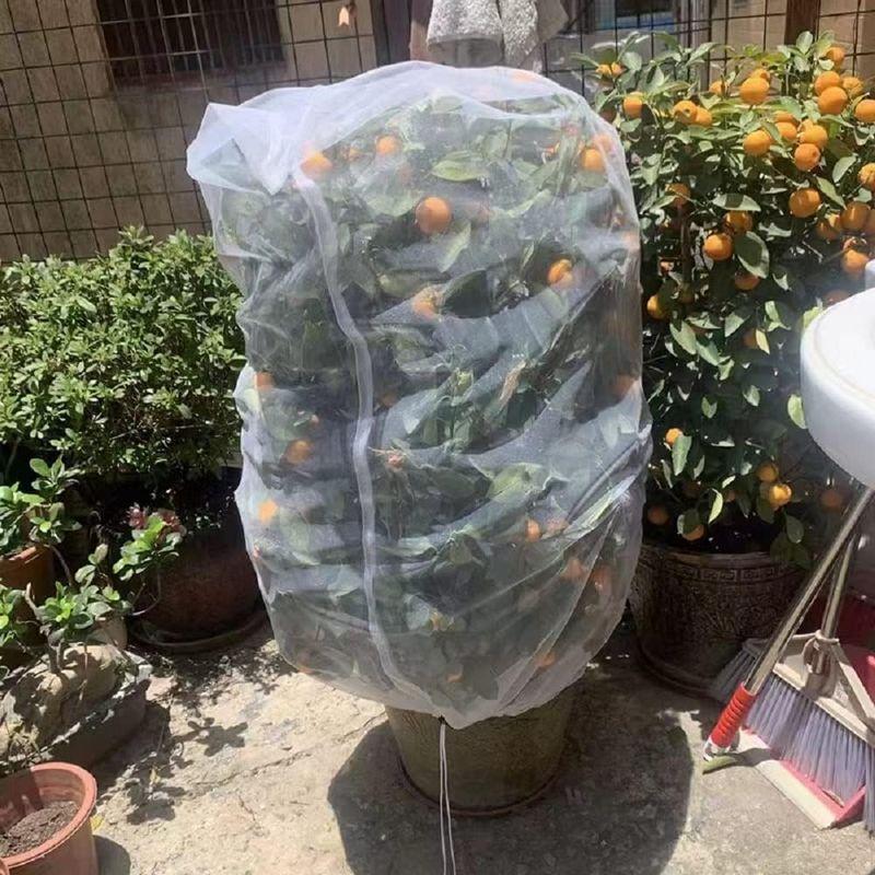 JIMII 組 植物防虫ネット 植物保護カバー 野菜栽培 園芸網 虫よけネット 防風 防霜日焼け止め,防虫 鳥防止 通気 菜園芸用品,2