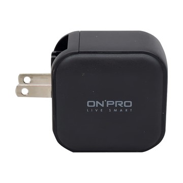 ONPRO UC-GAN65W 氮化鎵GaN 65W 3孔PD快充充電器 pro2  石磨黑  1盒